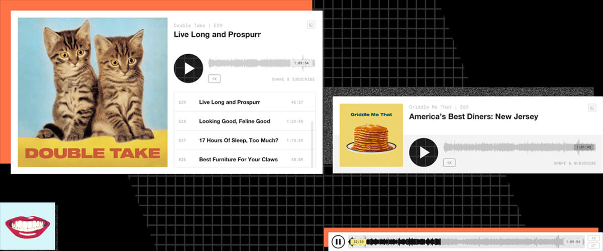 Simplecast audio player