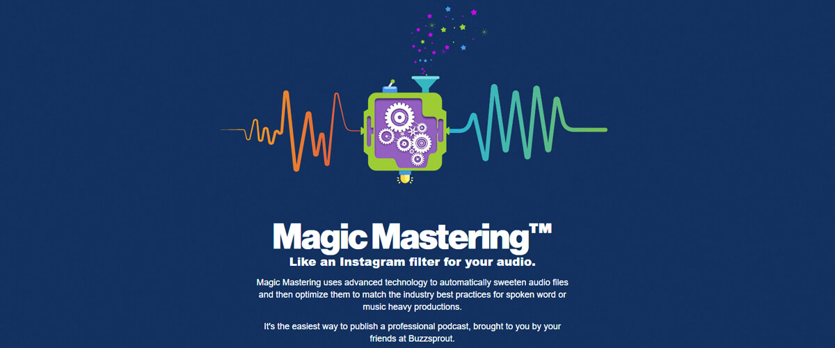 Buzzsprout Magic Mastering Tool